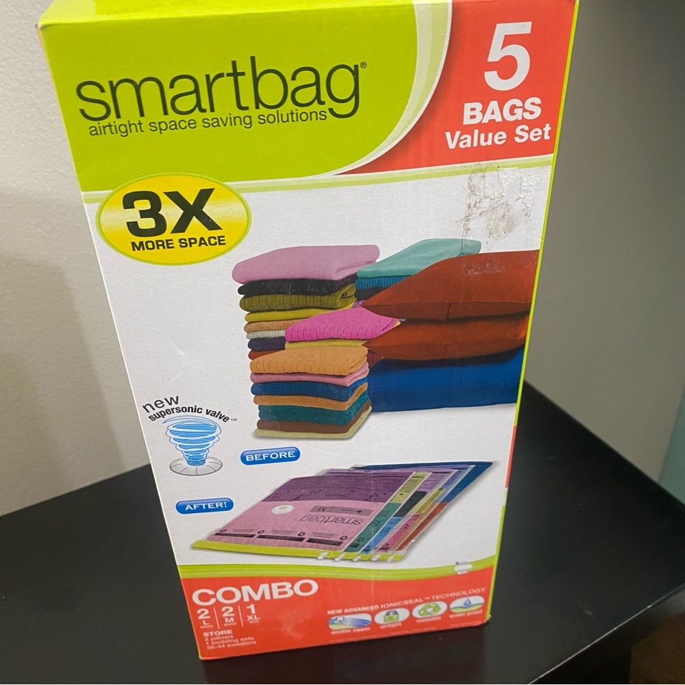 4 COMBO SMARTBAG AIRTIGHT SPACE 1XL, 2L, And 1M